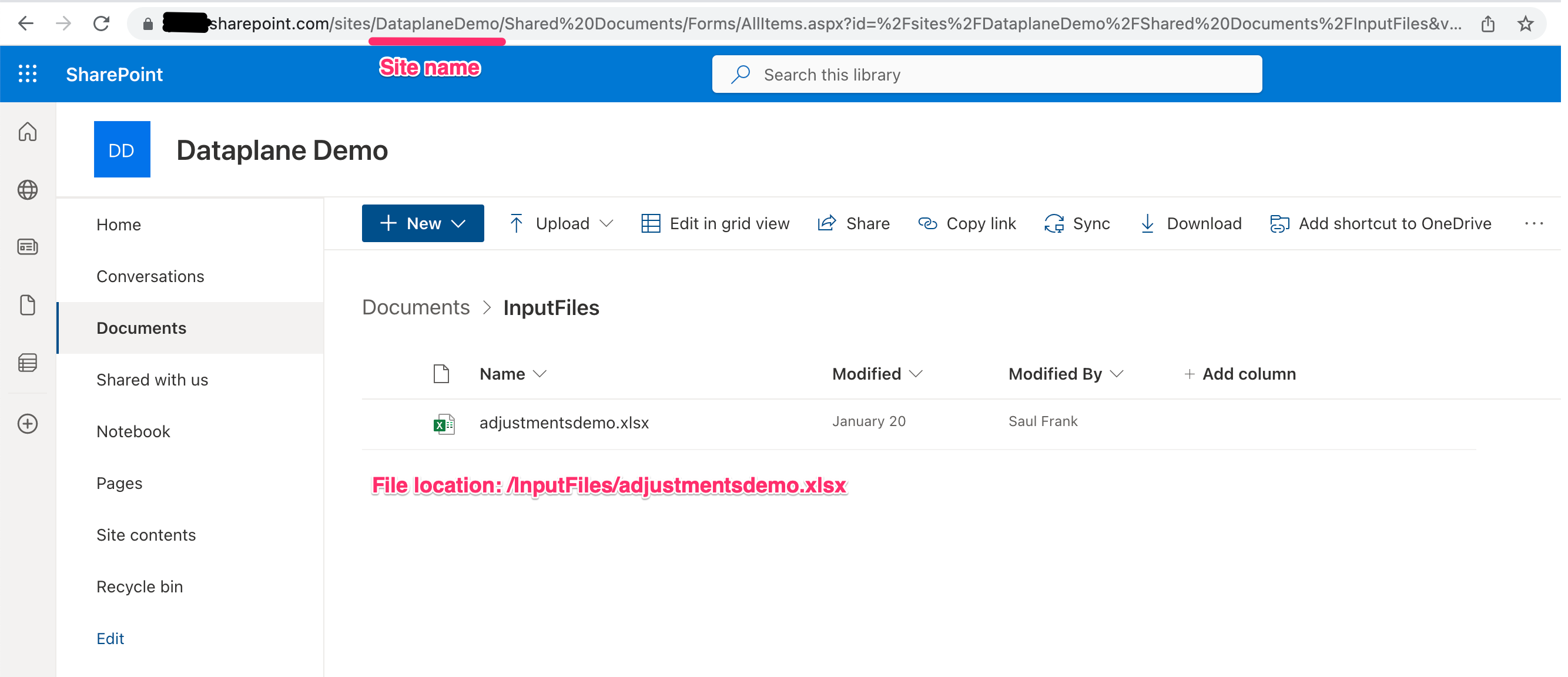 how to download excel file from sharepoint python